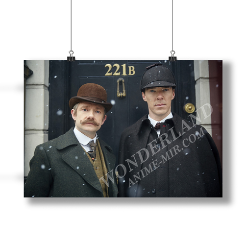 Плакат Шерлок - Шерлок и Ватсон / Sherlock - Sherlock and Watson